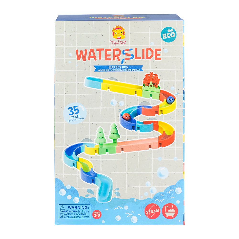 35 Piece Eco-friend Marble Waterslide, Bath Toy