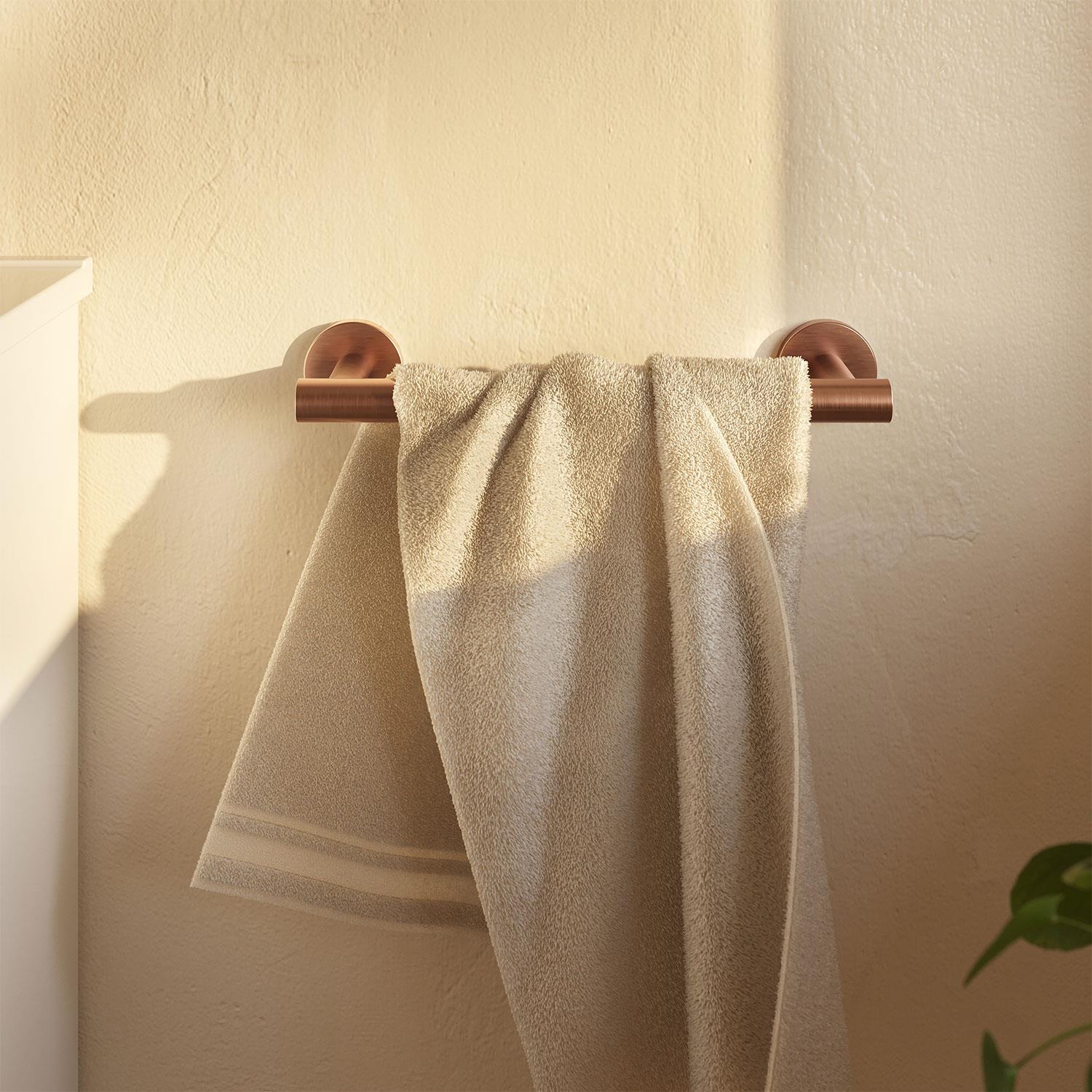 Towel Rail Brushed Copper Pvd Architect Sp (30cm)