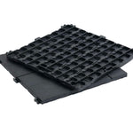 Pack Of 10 Mosaic Composite Interlocking Decking Tiles | Dark Grey