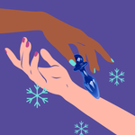 Anii Iridescent Glass Butt Plug