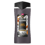 Black Vanilla Bodywash 400ml With 2-sided Manwasher Shower Tool For Men | Set of 3