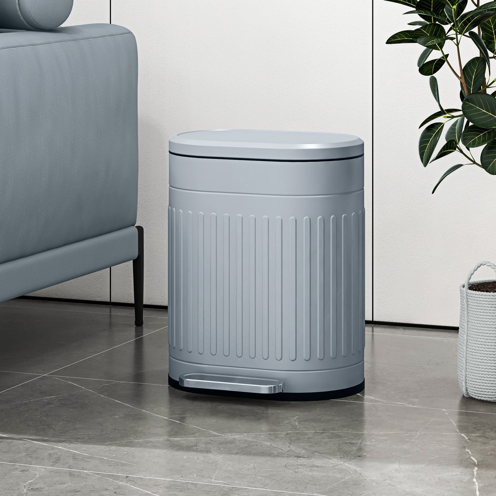 20/30l Pedal Bin, Metal Kitchen Bin With Soft-close Lid | Medium