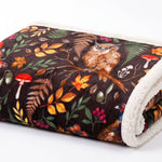 Deyongs Wild Birds Sherpa Fleece Throw – Printed Nature Blanket
