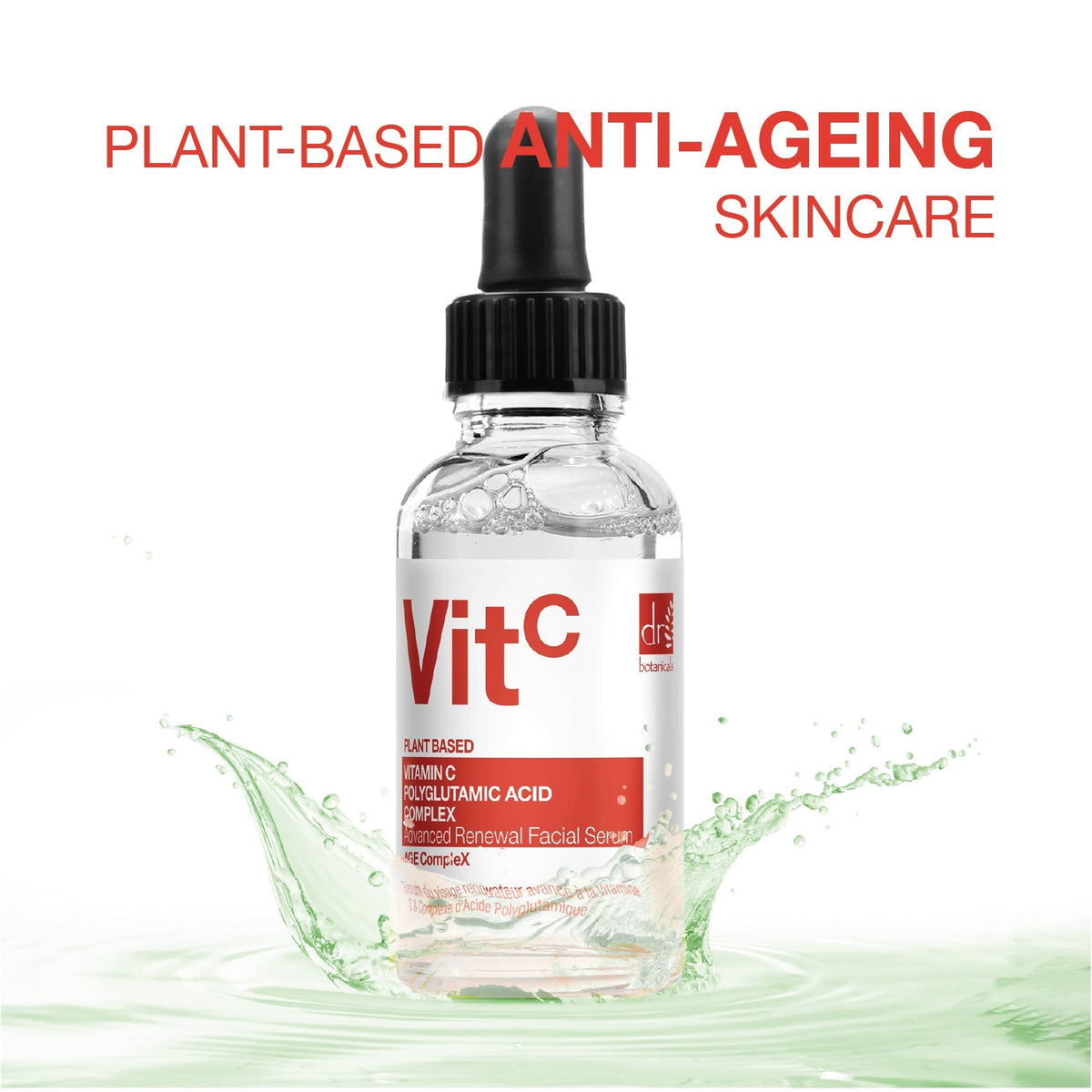 Advanced Vitamin C 3% & Polyglutamic Acid Complex 1% & Brightening Facial Serum 30ml