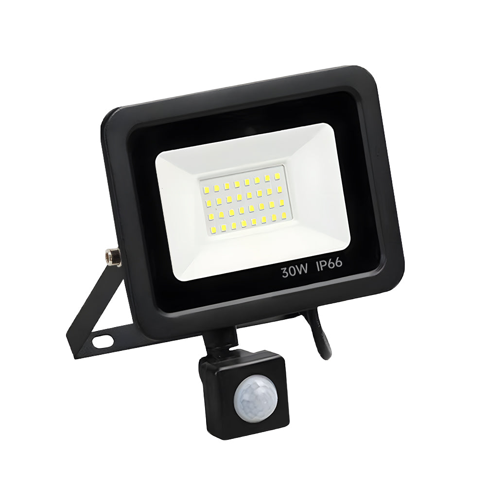 Led Floodlight With Motion Sensor – 180° Detection, Ip66 Waterproof, Adjustable Delay-off Time – Ideal For Outdoor Security Lighting (10w/30w) | Large