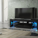 Aria Tv Unit 160cm With Led Lights | Black