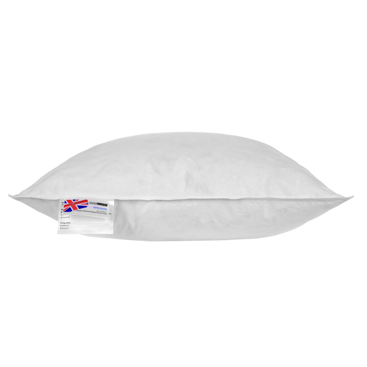 Goose Down Cushion Pad | 40cm x 40cm | White