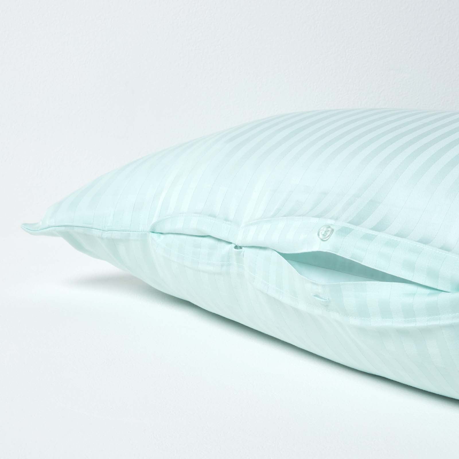 Egyptian Cotton Super Soft V Shaped Pillowcase 330 Tc | V Shape | Aqua