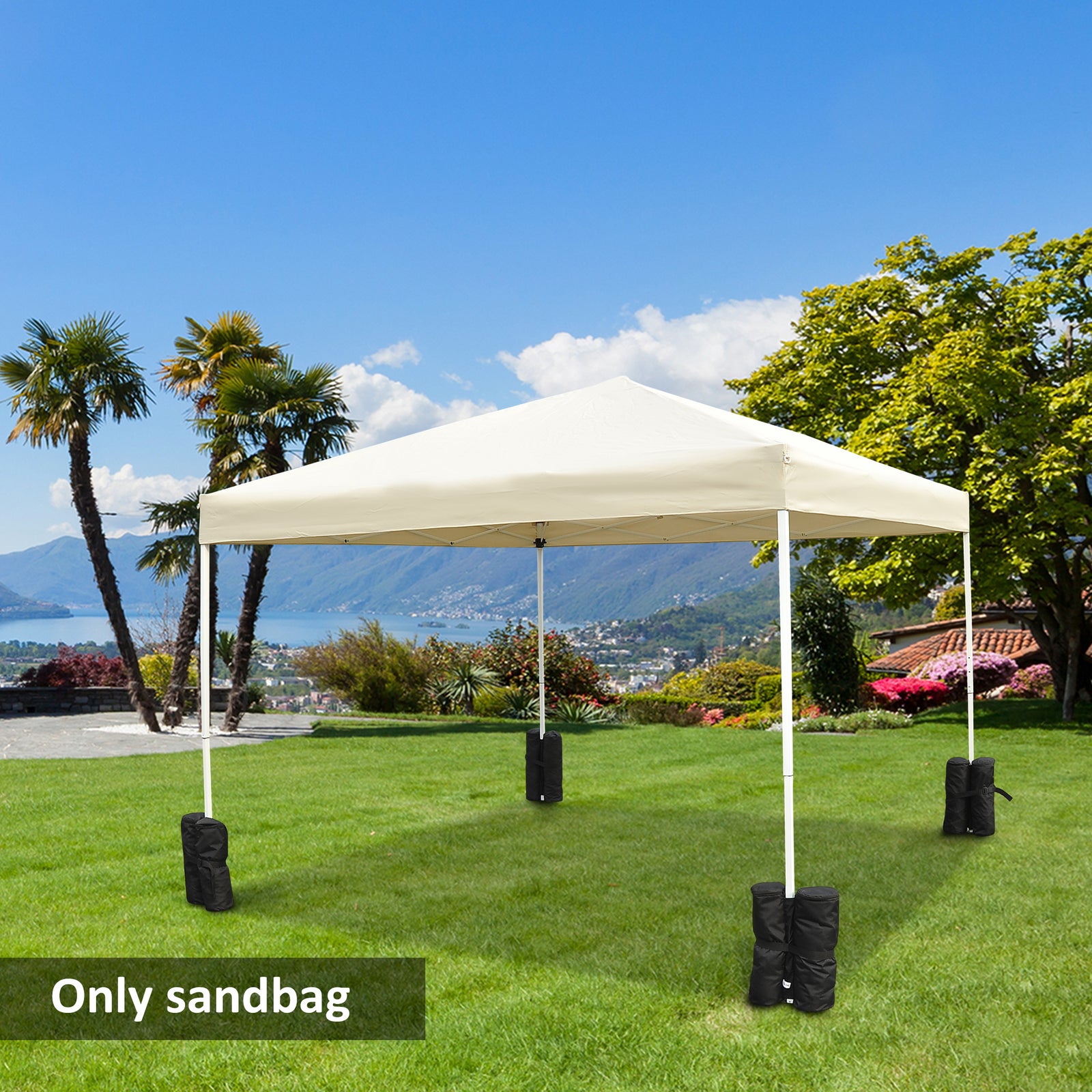 4pcs Gazebo Weight Sand Bags Leg Weights Marquee Tent Base