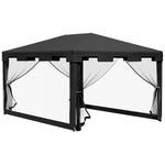 Party Tent Waterproof Garden Gazebo Canopy Cover Shade | Dark Grey
