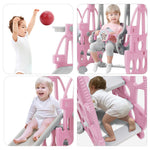 3 In 1 Children Swing And Slide Set Toddler Climber Playset