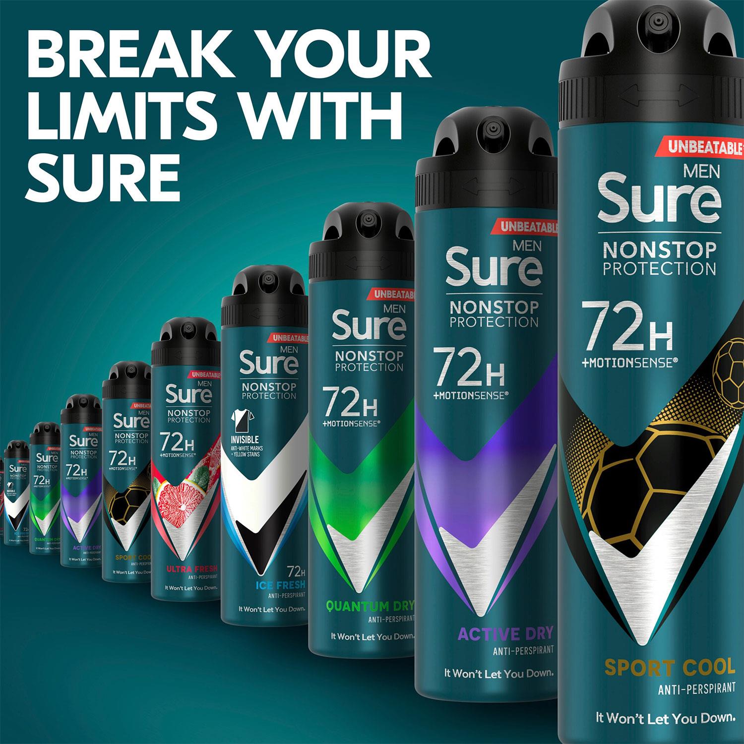 Men Nonstop Protection 72h Anti-perspirant Deodorant Sport Cool, 150ml
