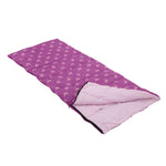 Childrens/kids Roary Rectangular Sleeping Bag | Single | Purple