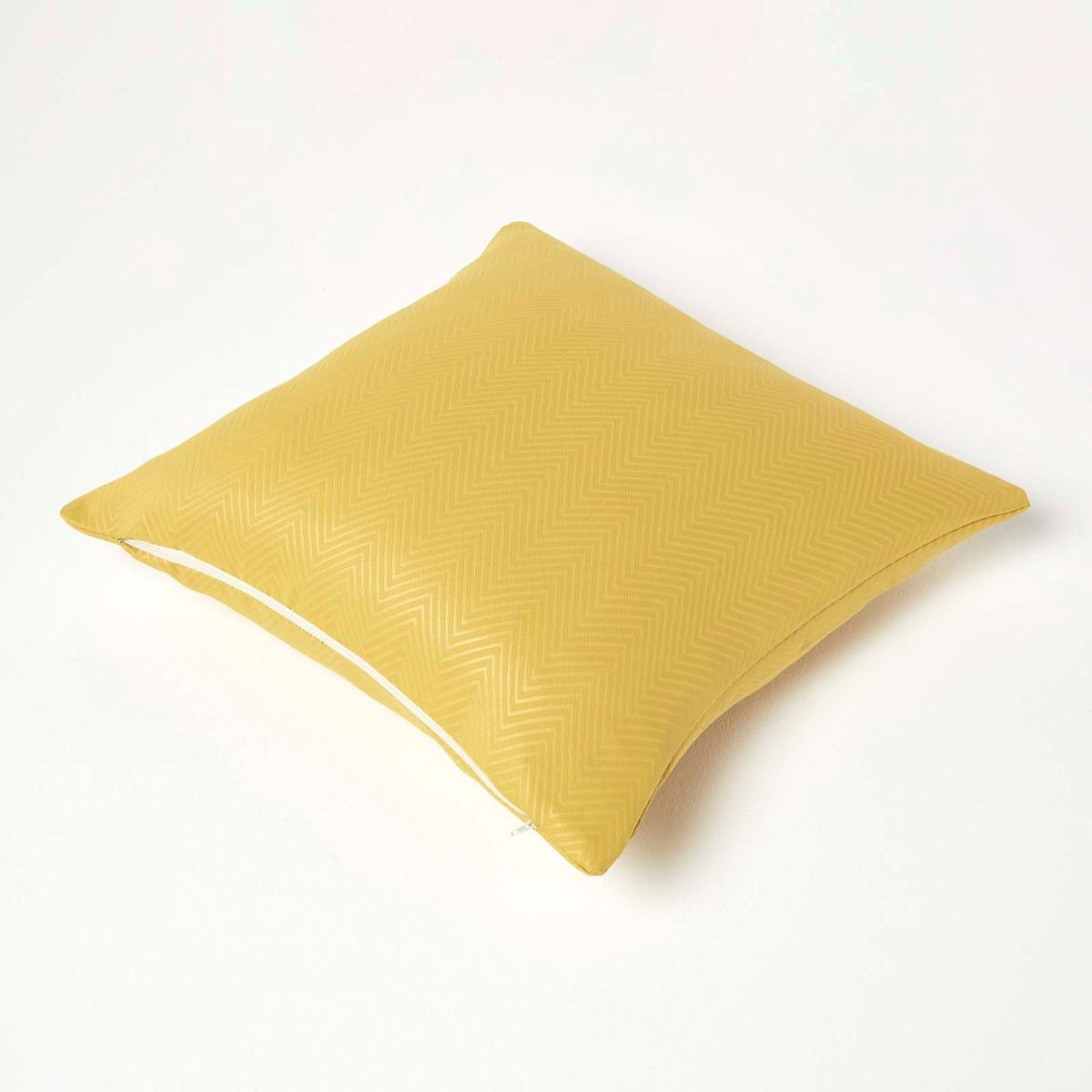 Herringbone Chevron Cushion Cover | 45cm x 45cm | Mustard