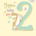 Age 2 Birthday Card Official Product