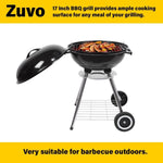 45cm Round Charcoal Bbq Kettle Grill Outdoor Portable Barbecue