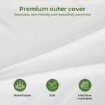 Lavio Luxury Pillow Firm Side Support Memory Foam With Soft Side Foam Reversible