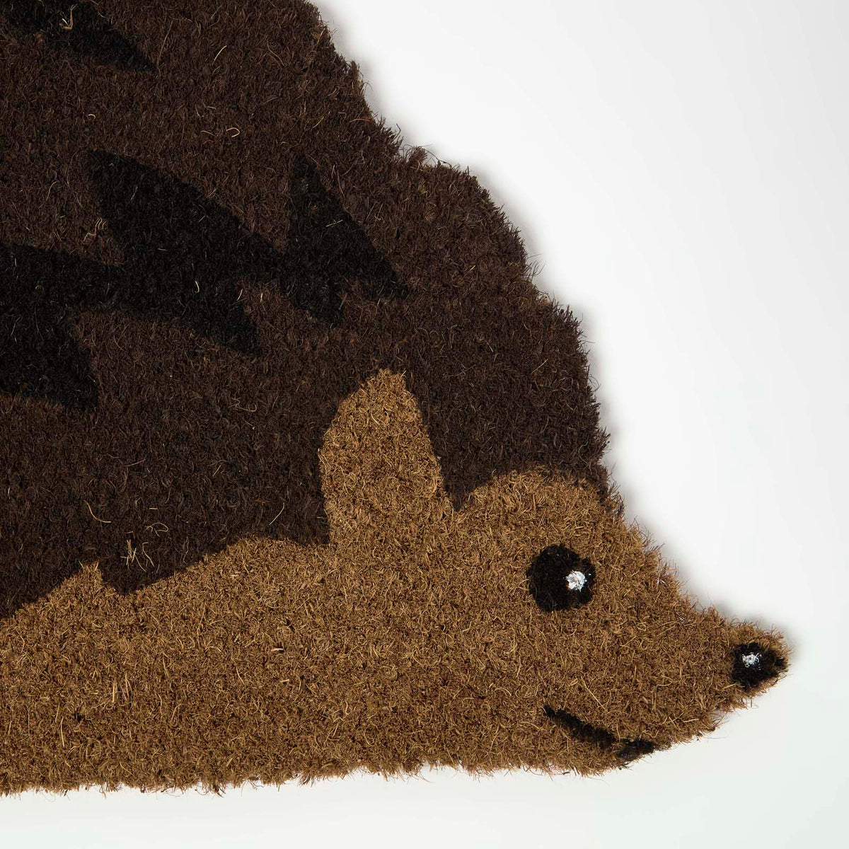 HOMESCAPES Coir Doormat Hedgehog, 41 X 75 Cm