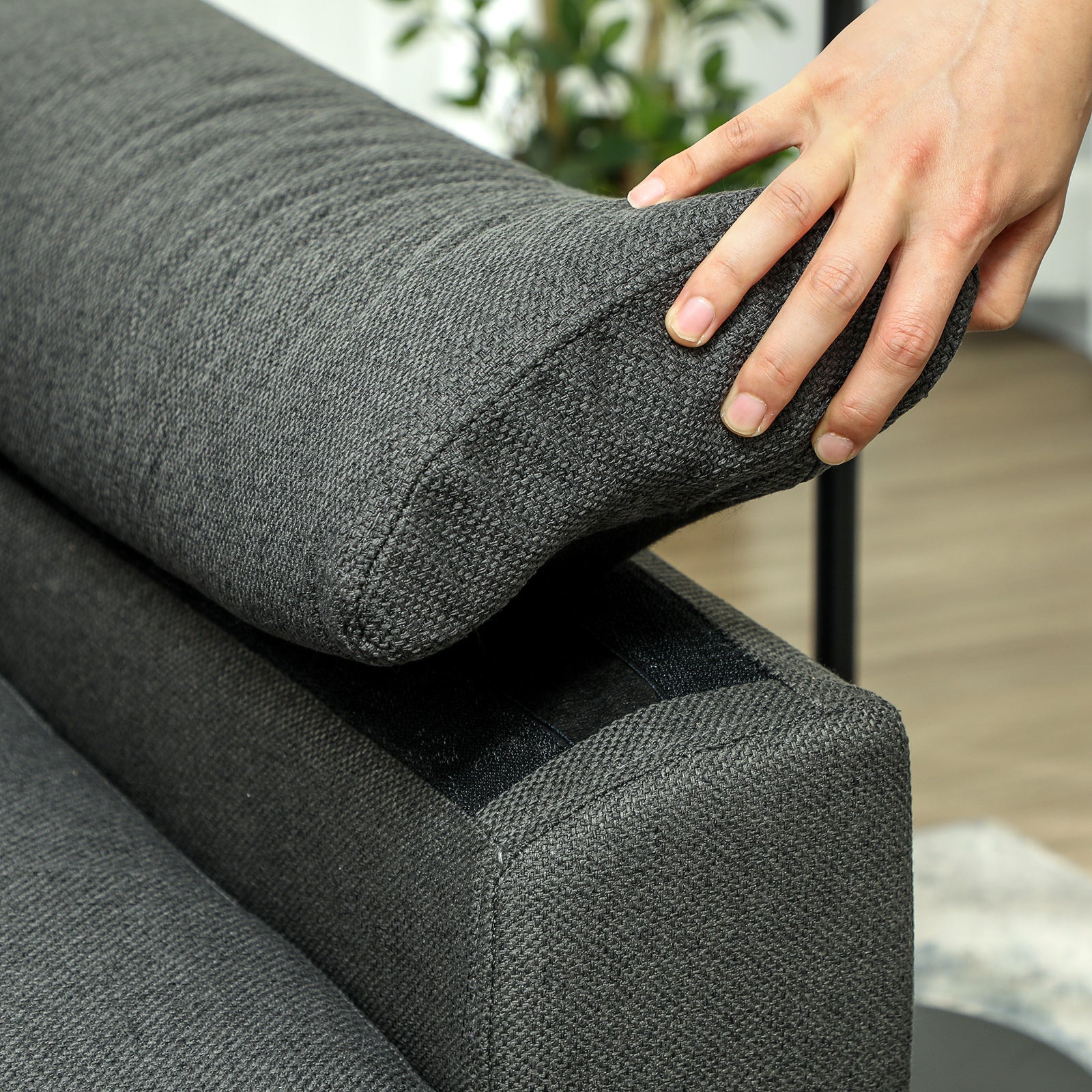 Click Clack Sofa Bed 2 Seater Sofa Bed For Living Room | Charcoal Grey