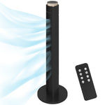 96cm Tower Fan, Standing Floor Fan With Remote Control | Black