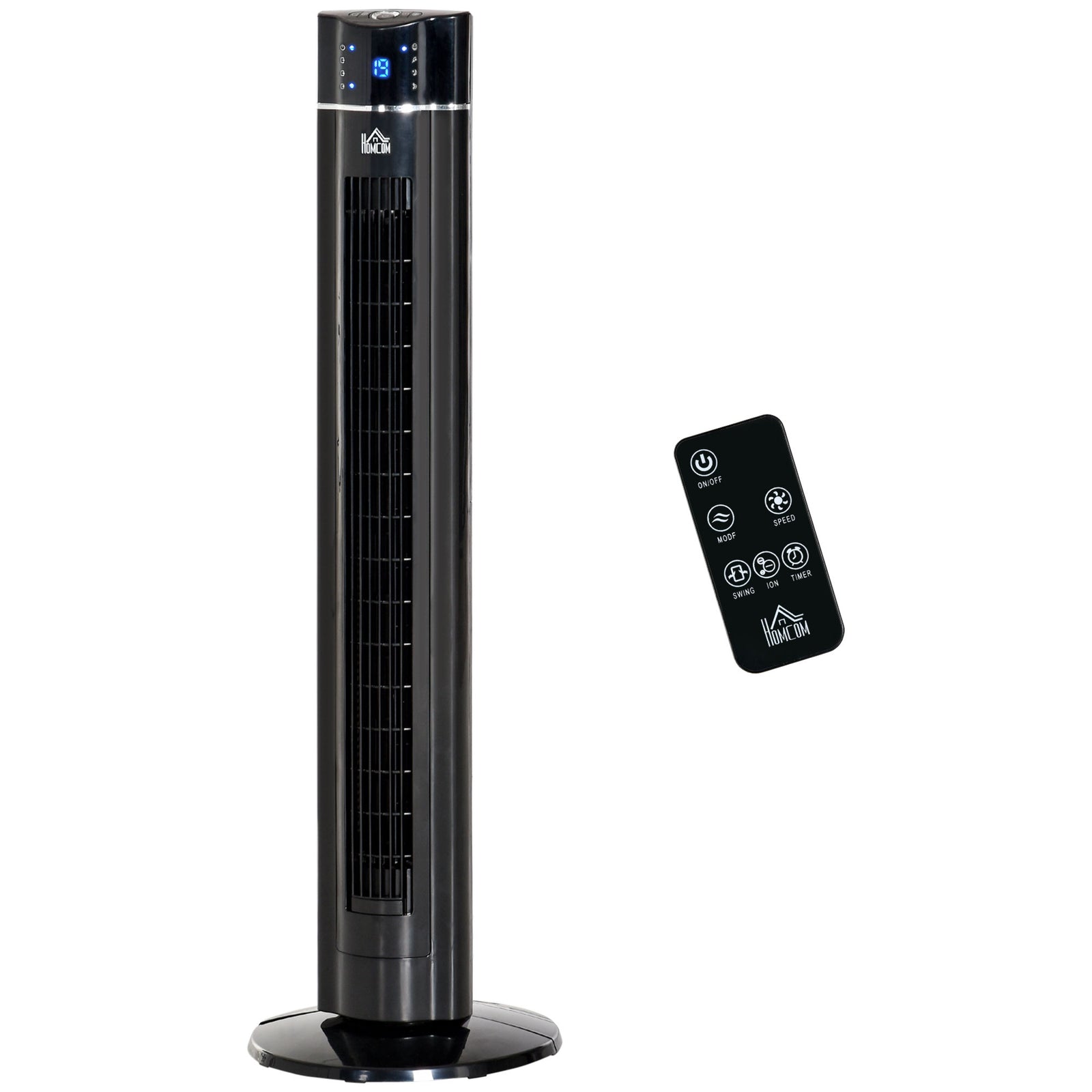 Tower Fan Anion Cooling Bedroom W/ Oscillating, Remote