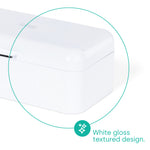 Taurus Bread Bin & Canister Set - White