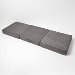 Faux Suede Orthopaedic Foam 3 Seater Booster Cushion | 50cm x 150cm | Grey
