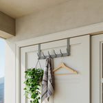 Breeins 6-hook No-drill Over-the-door Coat Hanger