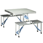 Portable Folding Camping Picnic Table Outdoor Chair Stools