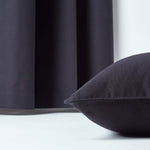 Cotton Plain Cushion Cover | 45cm x 45cm | Black