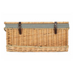 Wicker 72cm Rope Handled Trunk Picnic Basket | Gray