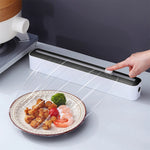 Plastic Wrap Dispenser With Cutter, Household Suction Cup Cutter