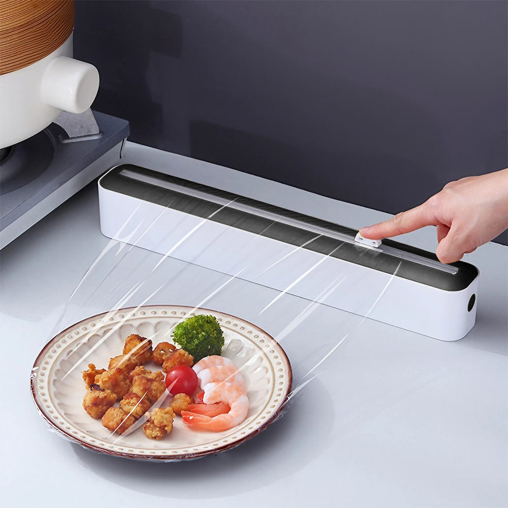 Plastic Wrap Dispenser With Cutter, Household Suction Cup Cutter