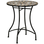 60cm Mosaic Round Bistro Table Outdoor Garden Side Table