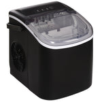 Ice Maker With Ice Scoop 12kg In 24hrs 9 Cubes In 6 To 12min | One Size | Black
