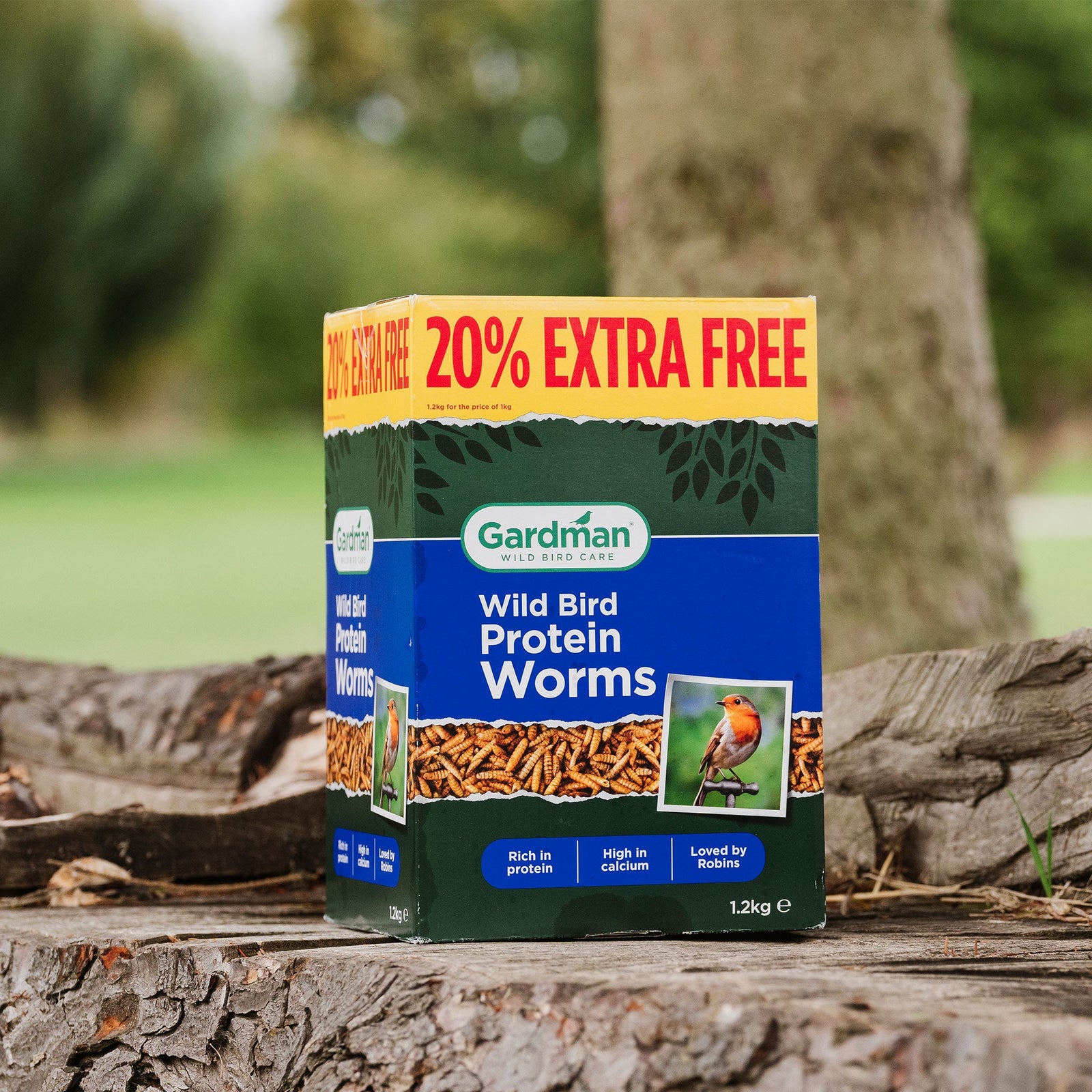 Protein Mealworms, Recyclable Box | 1.2kg