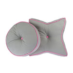 Star Shaped Floor Cushion | Pink & Grey
