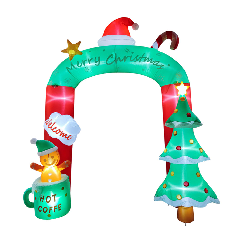2.7m Christmas Blow-up Archway Inflatable Model Decoration