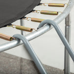 Galvanized Steel Trampoline Ladder For 6ft-10ft | Gray