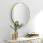 60x60/70x70cm Round Bathroom Mirror Modern Wall Mirror | Medium | Gold