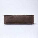 Faux Suede Dining Chair Booster Cushion | 40cm x 40cm | Chocolate