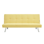 Click Clack Linen Blend Sofa Bed - 3 Seater | Yellow
