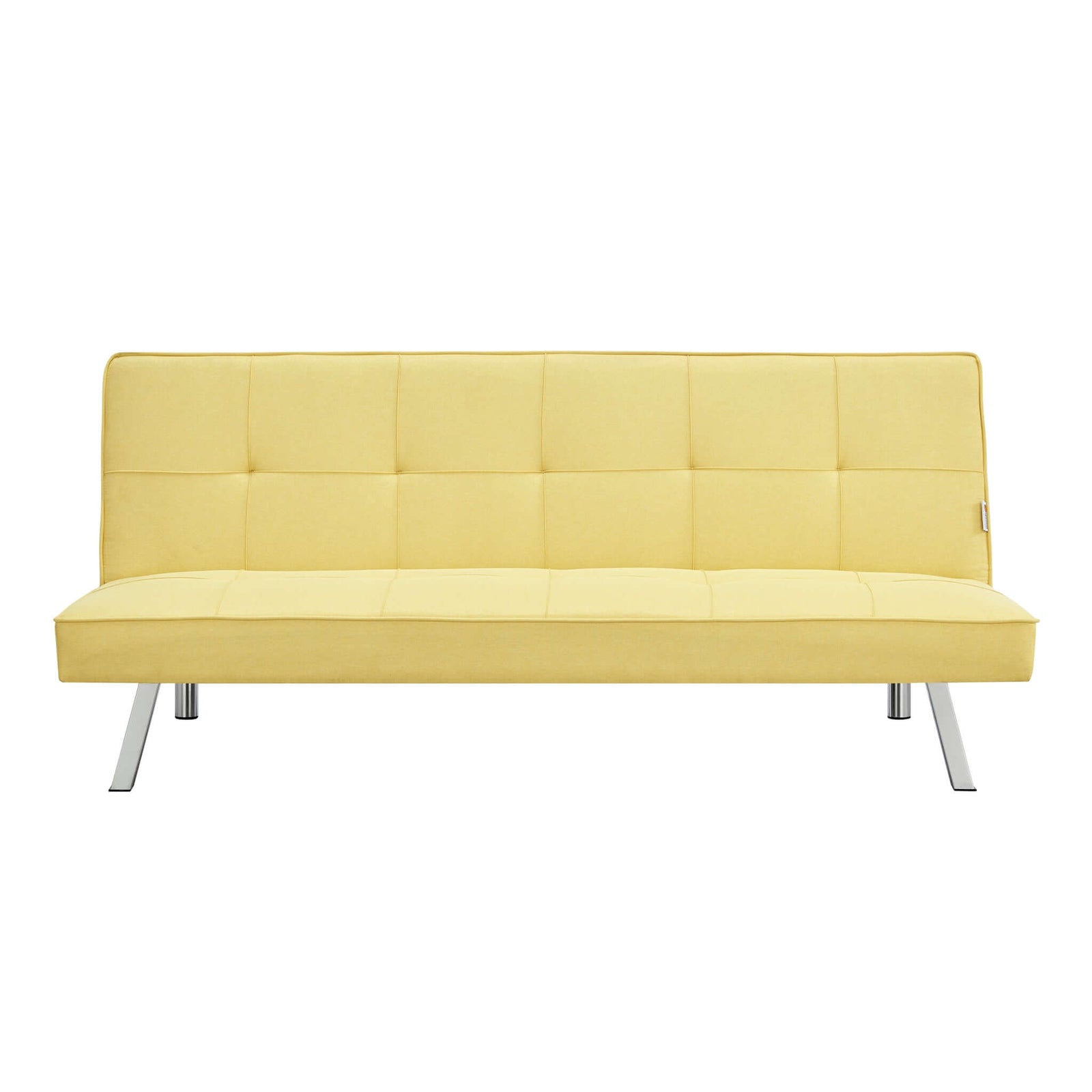 Click Clack Linen Blend Sofa Bed - 3 Seater | Yellow