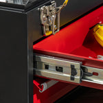 Lockable 2 Drawer Tool Chest With Ball Bearing Slide Drawers | Black