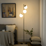 Modern Tree Floor Lamp With 3 Light Living Room Bedroom | One Size | Silver