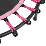 40in Bungee Cords Round Trampoline | Pink
