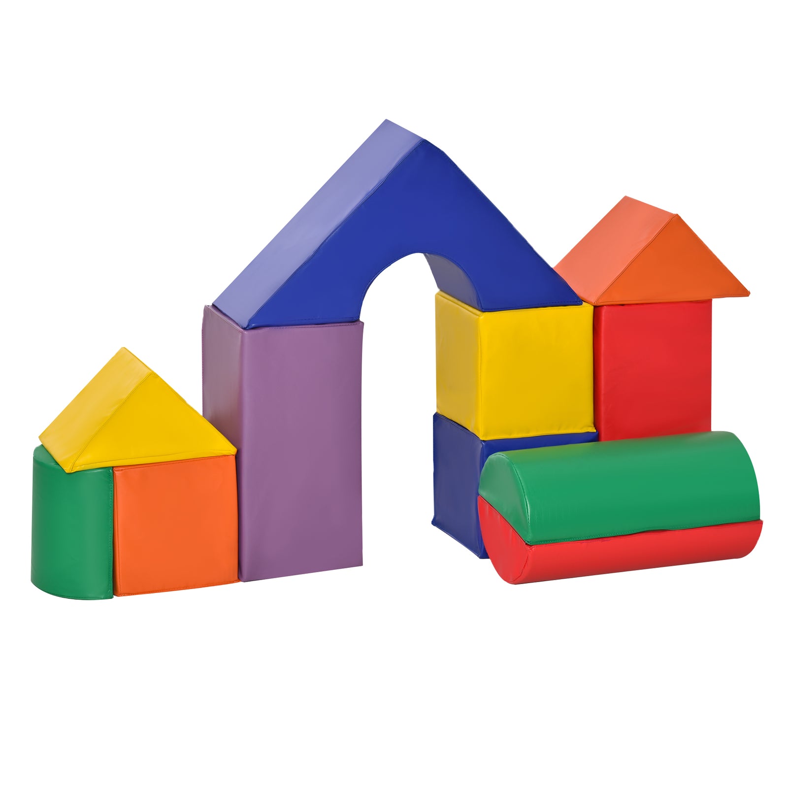 11 Piece Soft Play Equipment For Toddlers, Soft Play Set | Red