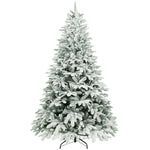 Artificial Christmas Tree, Hinged Xmas Tree | 7ft | Green