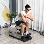 Squat Machine With Push Up Stand, Adjustable Cushion | Black