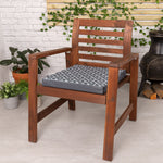 Garden Stripe Geometric Cushion Set Of 2